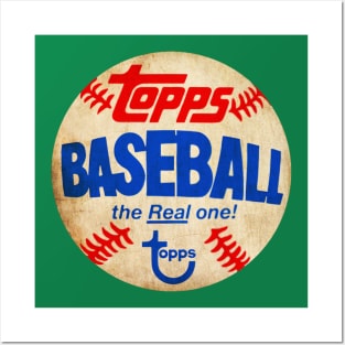 Retro - Topps baseball the real one Posters and Art